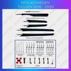 Lumini ambientale VW Tiguan 2016-2021 trimuri control telefon sau sistem original CarStore Technology