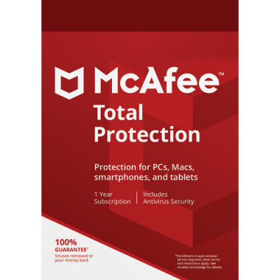 Licenta 2024 pentru McAfee Total Protection - 1-AN / 5-Dispozitive - USA/CANada foto
