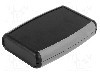 Carcasa ABS, 79mmx117mmx24mm, HAMMOND - 1553BBKBKBAT