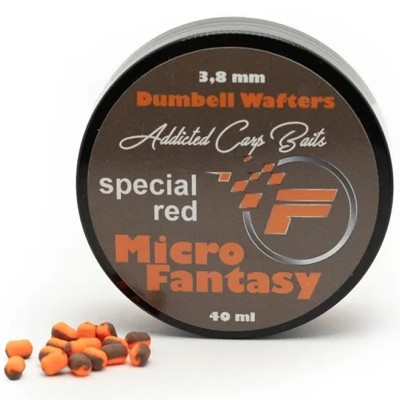 Wafters Dumbell Addicted Carp Baits Fantasy Special Red, 3.8 mm foto