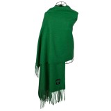 Fular dama uni 24, 180x70cm, verde deschis