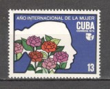 Cuba.1975 Anul international al femeii-Flori SC.562