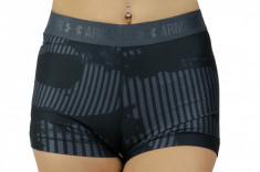 Pantaloni scurti Under Armour HG Armour Printed Short 1302777-008 pentru Femei foto