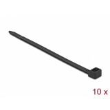 Set 10 buc bride L 500 x W 8.8 mm Negru, Delock 18989