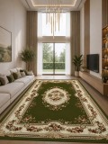 Cumpara ieftin Covor Lotos 575-310, Marime 50 x 80 cm, Verde, Inaltime Fir 8 mm, Antialergic, Polipropilena, Living, Dormitor, Sufragerie, Birou