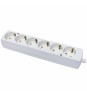 Multipriza 6 prize SCHUKO alb fara cablu GN-670S Plastrol EXTS-GN-670S/WE-PTL