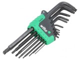 Set Chei Torx Sferice Crom-Vanadiu 13 Bucăți