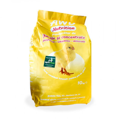 Furaj Pui Prestarter, 23, 5% Proteina, AWD, Farin, 10kg foto