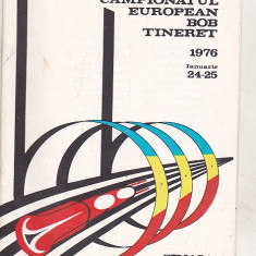bnk div - CE de bob tineret Sinaia 1976 - program