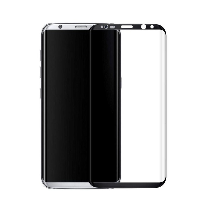 Folie de protectie MyStyle , Tempered Glass 3D pentru Samsung Galaxy S8, Black