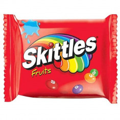 Bomboane Gumate cu Aroma de Fructe SKITTLES, 18 g, Bomboane Fructate, Bomboane cu Gust de Fructe, Bomboane Skittles, Dulciuri cu Aroma de Fructe, Bomb