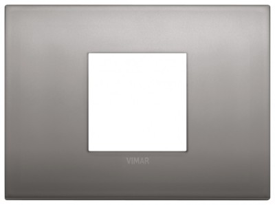 Rama Ornament 2M metal pentru doza de 3M Vimar Arke nichel negru 19652.10 foto