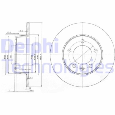 Delphi Disc frana foto