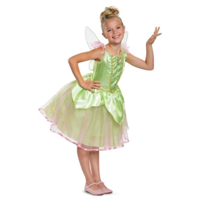 Costum Tinker Bell - Zana Clopotica pentru copii 5-6 ani 109-123 cm foto