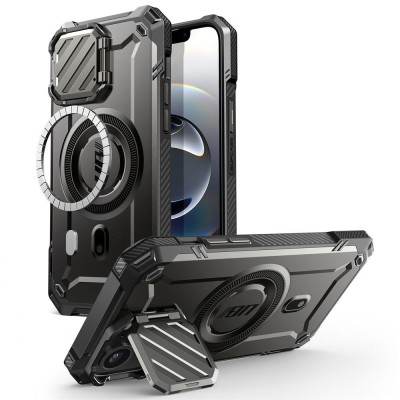 Husa iPhone 16e Supcase Unicorn Beetle XT MagSafe, negru foto