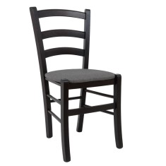 Scaun Paesana - cadru wenge - stofa S21 - gri deschis