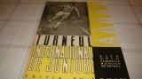 Program Turneul international de juniori - fotbal - editia - XV-a - 19-29 aprilie 1962 - participante - Romania , RFG , Belgia , Portugalia