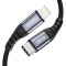 Choetech IP 0039 Cablu de date și &icirc;ncărcare de la USB C la Lightning pentru iPhone și iPad, 1,2 m