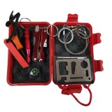 Kit supravietuire multifunctional, 6 piese camping, drumetii munte, trusa depozitare MultiMark GlobalProd