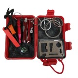 Kit supravietuire multifunctional, 6 piese camping, drumetii munte, trusa depozitare, ProCart