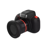 Camera foto digitala pentru copii, THD Pixels D6PRO, aspect DSLR, rezolutie foto 18 megapixeli, video FullHD, focalizare automata, neagra