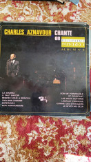 Disc vinyl Charles Aznavour,Chante en multiphonie stereo foto