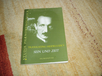 Studia Phaenomenologica - Translating Heidegger&amp;#039;s Sein und Zeit foto