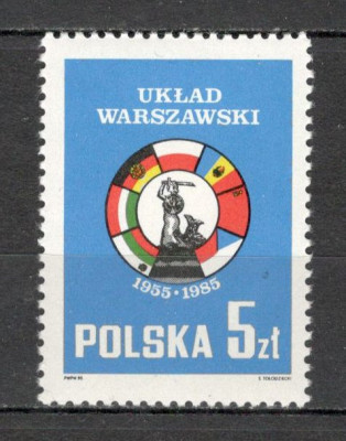 Polonia.1985 30 ani pactul de la Varsovia MP.178 foto