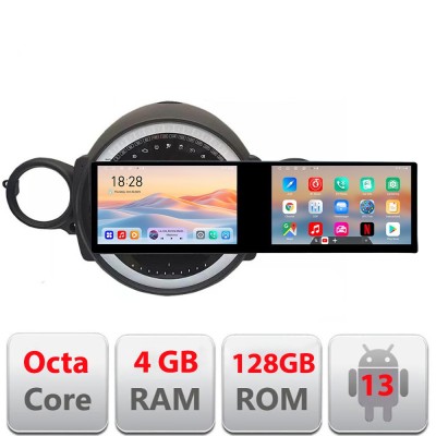 Navigatie Mini 2007-2011 Lenovo 8 core 4+64 10.5 inch Incell 1K android Wifi 5Ghz gps internet CarStore Technology foto
