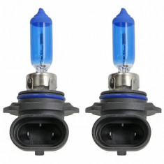 Halogen bec.2pcs.HB4.Xenon Blue.12V.Max.55W.Culoare deschisă alb alb.Max.6000k.Socket Tip P22D.Fără aprobare rutieră.Conține 2 nuclee