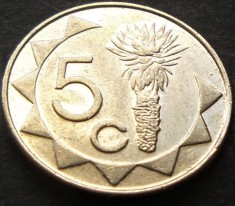 Moneda exotica 5 CENTI - NAMIBIA, anul 2009 *cod 768