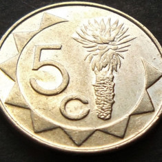 Moneda exotica 5 CENTI - NAMIBIA, anul 2009 *cod 768