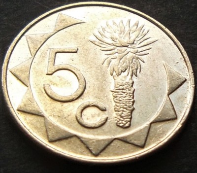 Moneda exotica 5 CENTI - NAMIBIA, anul 2009 *cod 768 foto