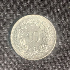Moneda 10 rappen 1964 Elvetia