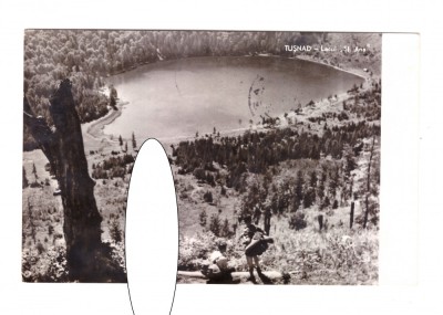 CP Tusnad - Lacul Sf. Ana, RPR, circulata 1961, animata, stare foarte buna foto