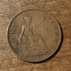 M3 C50 - Moneda foarte veche - Anglia - one penny - 1927