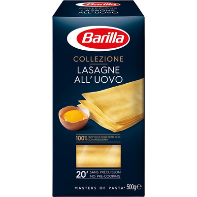 Foi Lasagne Cu Ou, Barilla, 500g foto