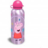 Sticla apa aluminiu SunCity Peppa Pig Jump Rope 500 ml EWA09041PPB