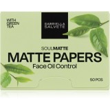 Gabriella Salvete SoulMatte Green Tea foițe cu efect matifiant cu ceai verde 50 buc
