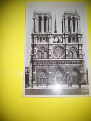 HOPCT 37106 CATEDRALA NOTRE DAME -PARIS -FRANTA-NECIRCULATA foto