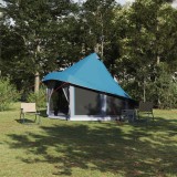 Cort de Familie Tipi Albastru pentru 6 Persoane Impermeabil