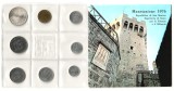 SV * San Marino SET MONETAR (MONETARIE) COMPLET (!) 1 LIRA - 2 - 5 - 10 - 20 - 50 - 100 LIRE + 500 LIRE ARGINT 1976 UNC + + PLIANT PREZENTARE (!)