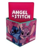 Taburet Depozitare Jucarii Arditex 30 Cm Stitch Girl Camera Copil