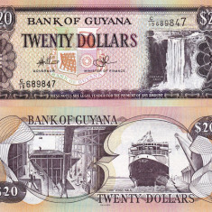 GUYANA 20 dollars ND 2009 UNC!!!