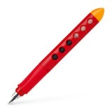 Stilou scolar Scribolino rosu dreptaci Faber Castell, Lecom