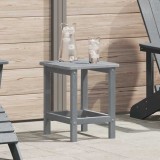 Masă laterală Adirondack Gri deschis 38x38x45 cm HDPE