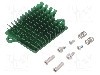 Radiator extrudat, aluminiu, 41mm x 45mm, verde, Advanced Thermal Solutions - ATS-1041-C3-R0