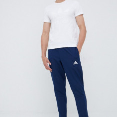 adidas Performance pantaloni de antrenament Entrada 22 bărbați, culoarea bleumarin, uni HB5329