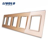 Cumpara ieftin Rama cvintuplu din sticla Livolo