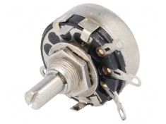 Potentiometru axial 15k&Omega; 2W 6mm